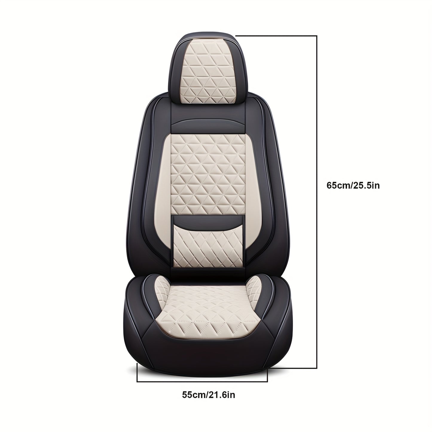 Autostoelhoes Leer – Stoelbeschermer Auto – Autostoelbekleding – Set Autostoelhoezen – Rode Variant – Ademend PU Leer – Volledige Set 5 Stoelen