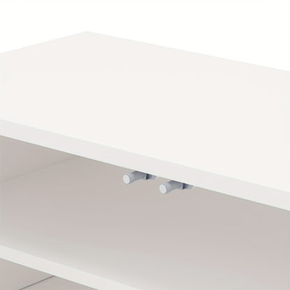 Modern TV Stand Low Profile 180.34cm Wide - Heavy-Duty Metal Construction, Cable Management System, Minimalist Media Console for Living Room, Bedroom, Home Theater - Space-Saving Design, Bedroom Storage Unit, Contemporary Des