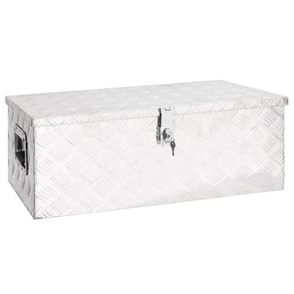Gereedschapskist – Gereedschapskoffer – Toolbox – Opbergkist – Opbergbox – Aluminium – 80 x 39 x 30 cm – Duurzaam en Veilig afsluitbaar