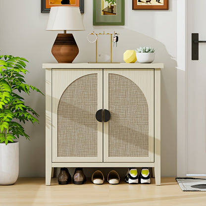 Schoenenkast – Schoenencabinet – Schoenenrek – Schoenenmeubel – Schoenenopberger – Rotan Kasten – Ruime 3,2+ Kubieke Voet Opbergruimte – Modern Handgevlochten Design