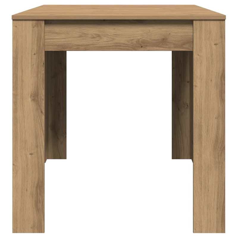 Eettafel – Tafels – Meubels – Eethoek – Dinertafel – Artisan Eikenhout – Licht Houten Finish – 140x74,5x76 cm – Eenvoudige Montage