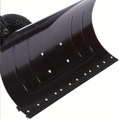 Sneeuwschuiver – Sneeuwschop – Sneeuwruimer – Sneeuwduwer – Sneeuwpusher – 74x42 cm Extra Brede Ploeg – Verstelbaar Handvat Met Grote All-Terrain Wielen