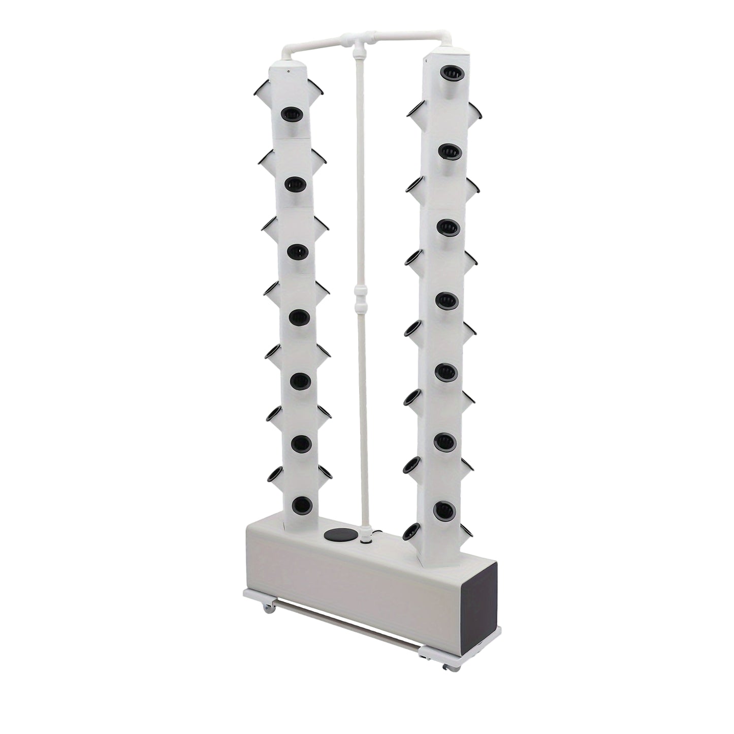 Hydroponische Tuin – Verticale Tuin – Hydrocultuur Toren – Groeisysteem – Plantenplantkit – Compact Hydroponisch Systeem – Duurzaam PP Materiaal – 56 Plantplekken Met Waterpomp