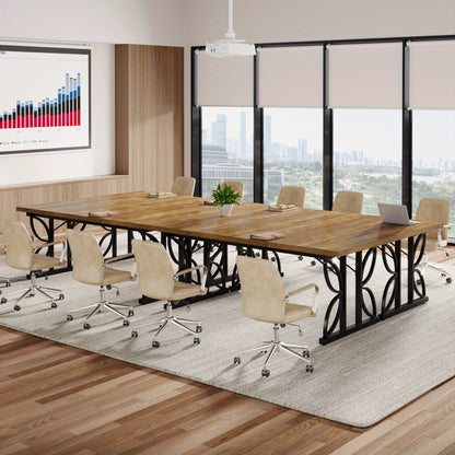 Bureau – Computertafel – Werktafel – Schrijftafel – Extra Lang Bureau – Robuuste Metalen Poten – 179,83 cm Breed – Industrieel Design