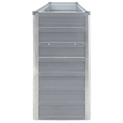 Verhoogde Plantenbak – Moestuinbak – Bloembak – Kruidenbak – Tuinbak – Gegalvaniseerd Staal – 320x40x77 cm – Veilig Afgeronde Randen