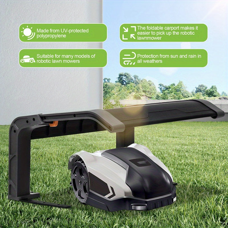 Lawn mower garage Robot mower roof Lawn robot Bonnet Cover Patio Cover Front Door Awning Carport Gazebos Garage UV protection tarpaulin Canopy Window Durable Roof Automower Robomover Protective cover Roofing Sunshield Mower r