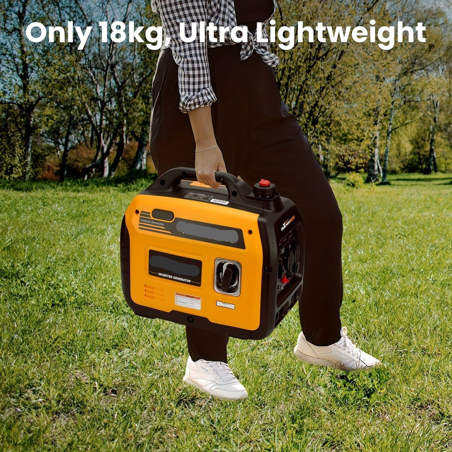 Draagbare Inverter Generator – Stroomgenerator – Generator – Camping Generator – Noodstroom – 2300 Watt – Stil Geluid