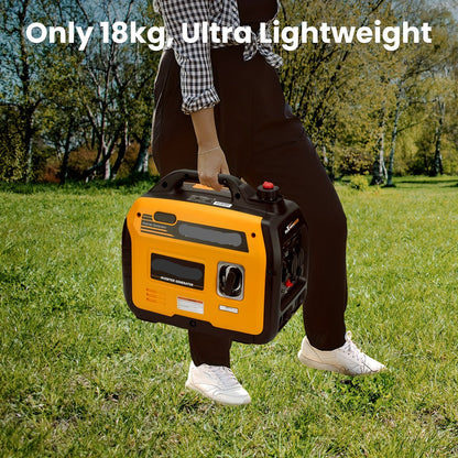 Draagbare Inverter Generator – Stroomgenerator – Generator – Camping Generator – Noodstroom – 2300 Watt – Stil Geluid