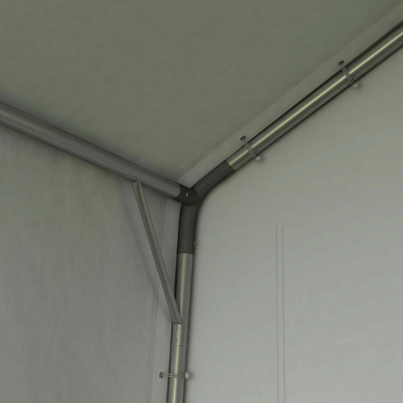 Opslagtent – Opbergtent – Garagetent – Tuinschuur – Weidetent – Waterdicht en UV-bestendig – Stevig Aluminium Frame met Ritsdeur
