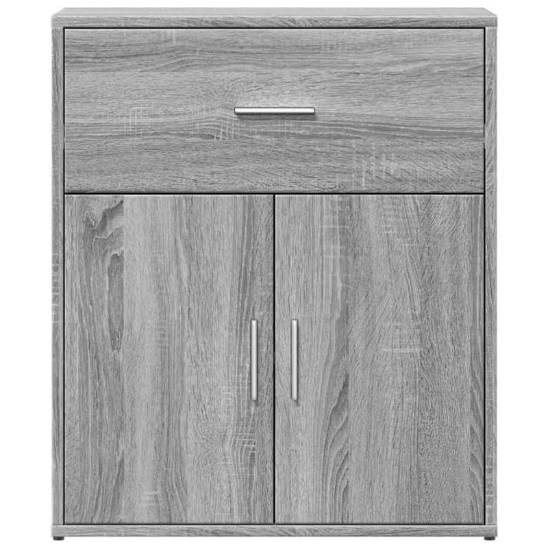 Dressoir – Sideboard – Opbergkast – Ladekast – Kastenmeubel – Grijs Sonoma-Eiken – Duurzaam Houtmateriaal – 60x31x70 cm