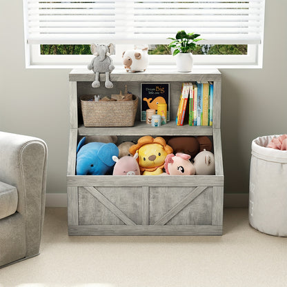 Bookshelf And Toy Storage, Wooden Bookcase Cabinet with Storage Organizer, Large Cubbies for Home Office, Utility Racks, Spacesaving Furniture, Office Storage, Wooden Organizer, Open Shelf Design, Durable Wood, Multilevel Rac