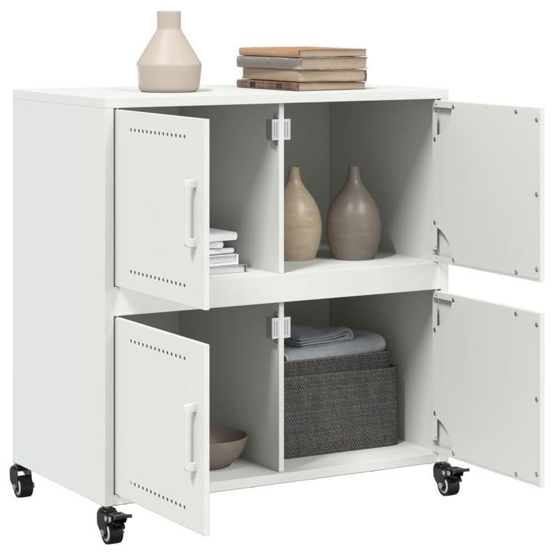 Practical And Detachable Steel Sideboard Measuring 68X39X72 Cm.