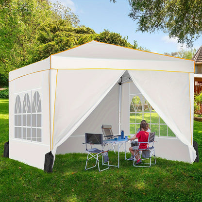 Partytent 3x3m – Buiten Tent – Vouwtent – Paviljoen – Markttent – Windbestendig Frame – Waterafstotend Polyester