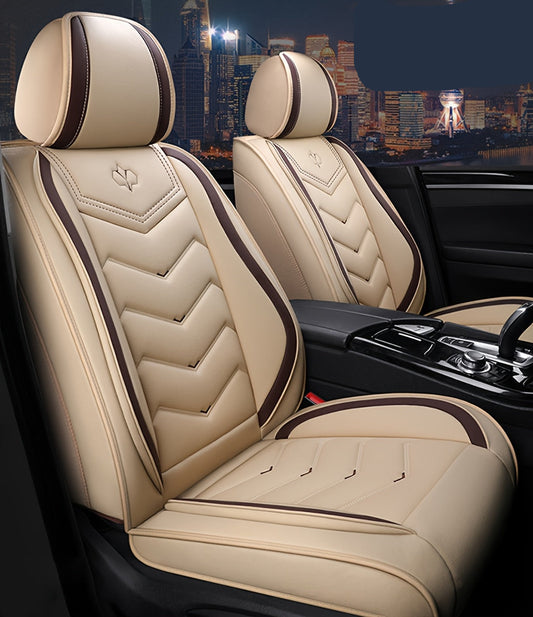 Autostoelhoes – Stoelhoezen Auto – Autostoelhoes – Stoelbekleding Auto – Universele Set 5 Zitplaatsen – Kunstleer PU – Airbag Compatibel