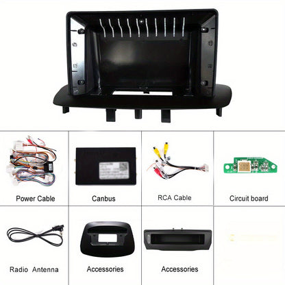 Multimedia Autoradio – Car Audio Systeem – Radio DVD Speler – Navigatie Unit – Touchscreen Headunit – 9 Inch 1280x720 HD – Android 15 Met Draadloze Carplay & AHD Achteruitrijcamera