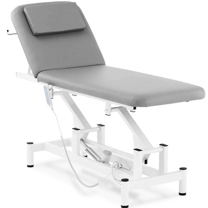 Massagetafel – Behandelbank – Behandeltafel – Massagebed – Massagebank – Elektrisch Verstelbaar – Draagvermogen 150 kg – Grijs