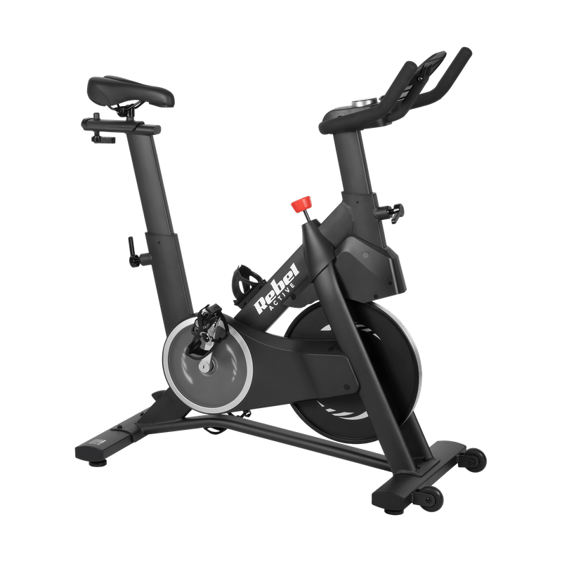 Hometrainer – Spinningfiets – Fitnessfiets – Indoorfiets – Trainfiets – Verstelbaar Zadel en Stuur – 12 kg Vliegwiel – LCD Display – Max 120 kg Belastbaar