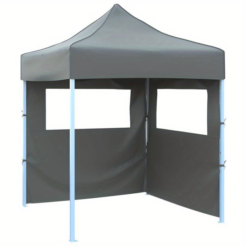Professional Party Tent Foldable with 2 Side Walls 2x2m Steel Anthracite