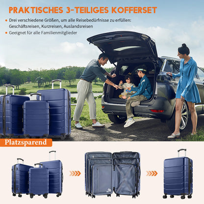 Harde Kofferset – Koffer Set – Trolley – Reiskoffer – Bagageset – 20/24/28 Inch – Krasbestendig Hard Shell – 4 Zwenkwielen Met Combinatieslot