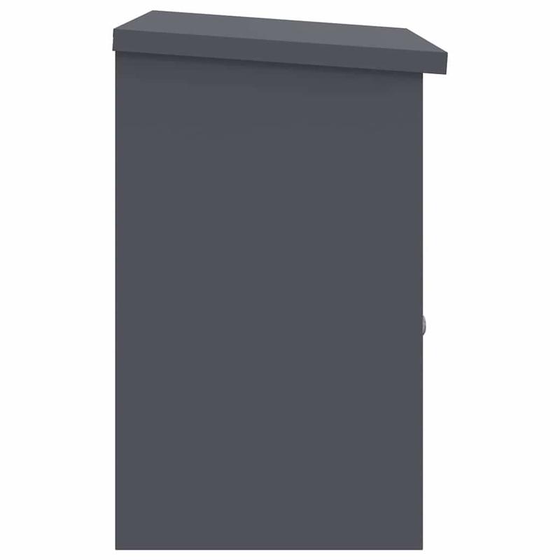 Pakketbrievenbus – Pakketbox – Brievenbus – Pakketbox Buiten – Vrijstaande Brievenbus – Gegalvaniseerd Staal – Slot Met Anti-Diefstal Sluiting – Weerbestendig 44x35x59 cm
