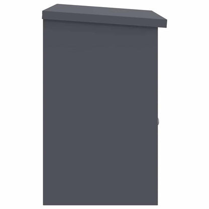 Pakketbrievenbus – Pakketbox – Brievenbus – Pakketbox Buiten – Vrijstaande Brievenbus – Gegalvaniseerd Staal – Slot Met Anti-Diefstal Sluiting – Weerbestendig 44x35x59 cm