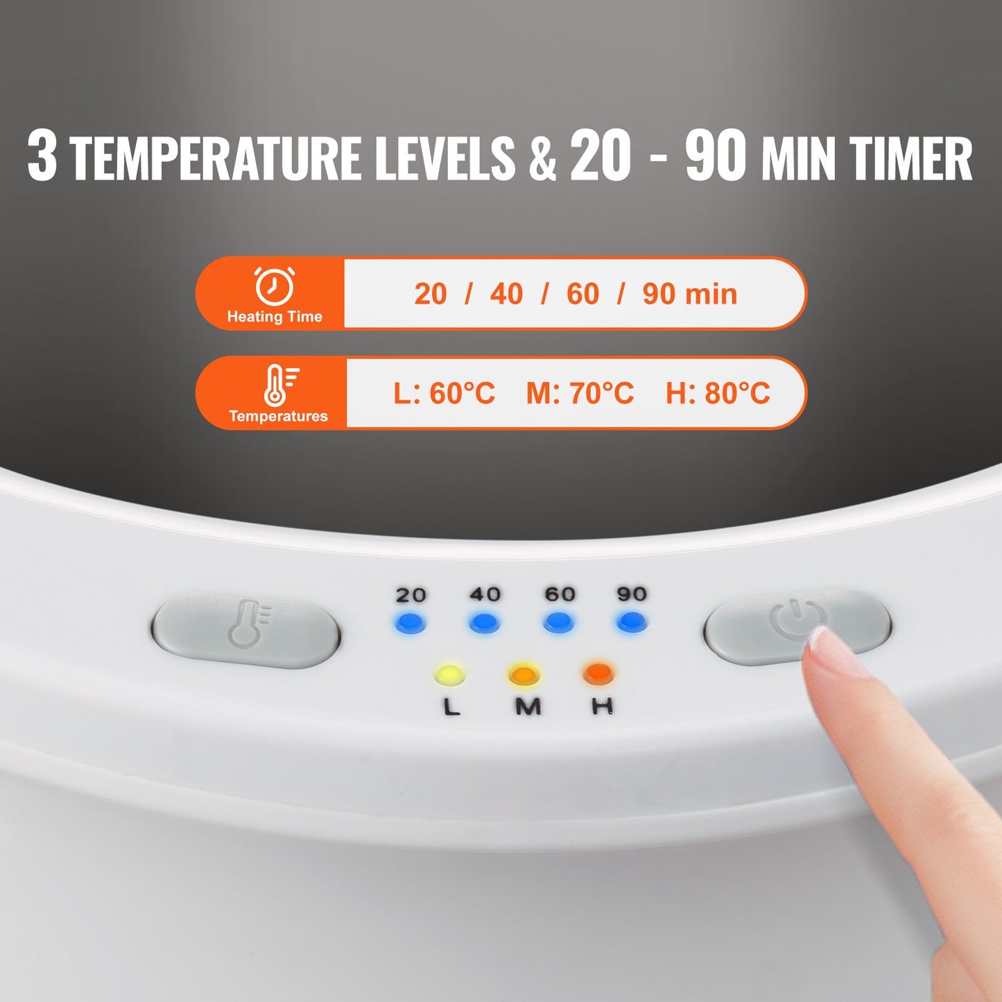 Handdoekverwarmer – Handdoekwarmer – Handdoek Stomer – Towel Warmer – Handdoek Warmer – 20L Capaciteit – Instelbare Temperatuur 60-80°C
