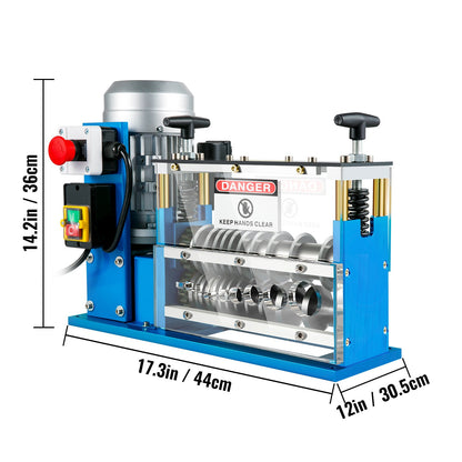 Draadstripper – Kabelstripper – Striptang – Kabelpeller – Draadstriptang – Elektrische Automatische Machine – 370W Motor Met 11 Instelbare Messen