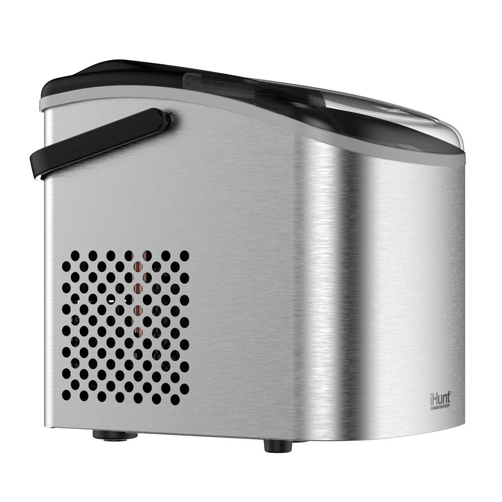 IJsblokjesmaker – IJsmachine – IJsblokjesmaker Compact – IJsblokjesmachine Draagbaar – IJsklontjesmaker – Stil In Gebruik – 12-15 Kg Per Dag Capaciteit – 8-10 Minuten Snelle Productie