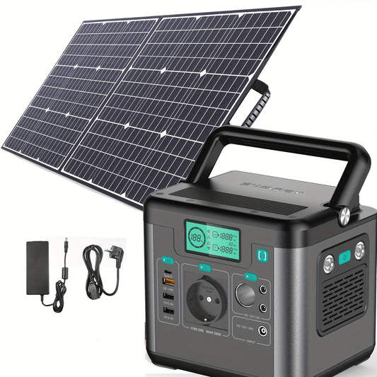 Draagbare Power Station – Mobiele Accu – Outdoor Batterij – Noodstroom – 222Wh Capaciteit – 65W USB-C PD