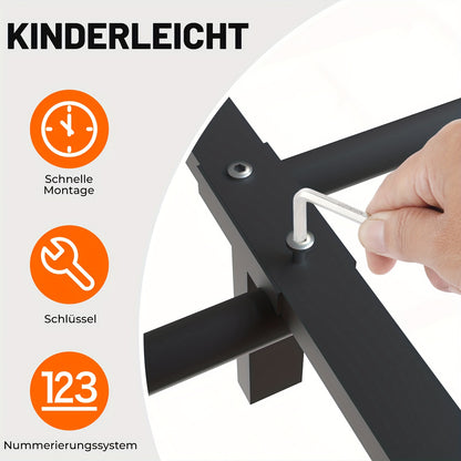 Tweepersoons Bedframe – Bedframe Met Hoofdbord – Gestoffeerd Bed – Platformbed – Slaapkamer Bed – 120x200 cm – Stevig Houten Lattenbodem – Geen Boxspring Nodig