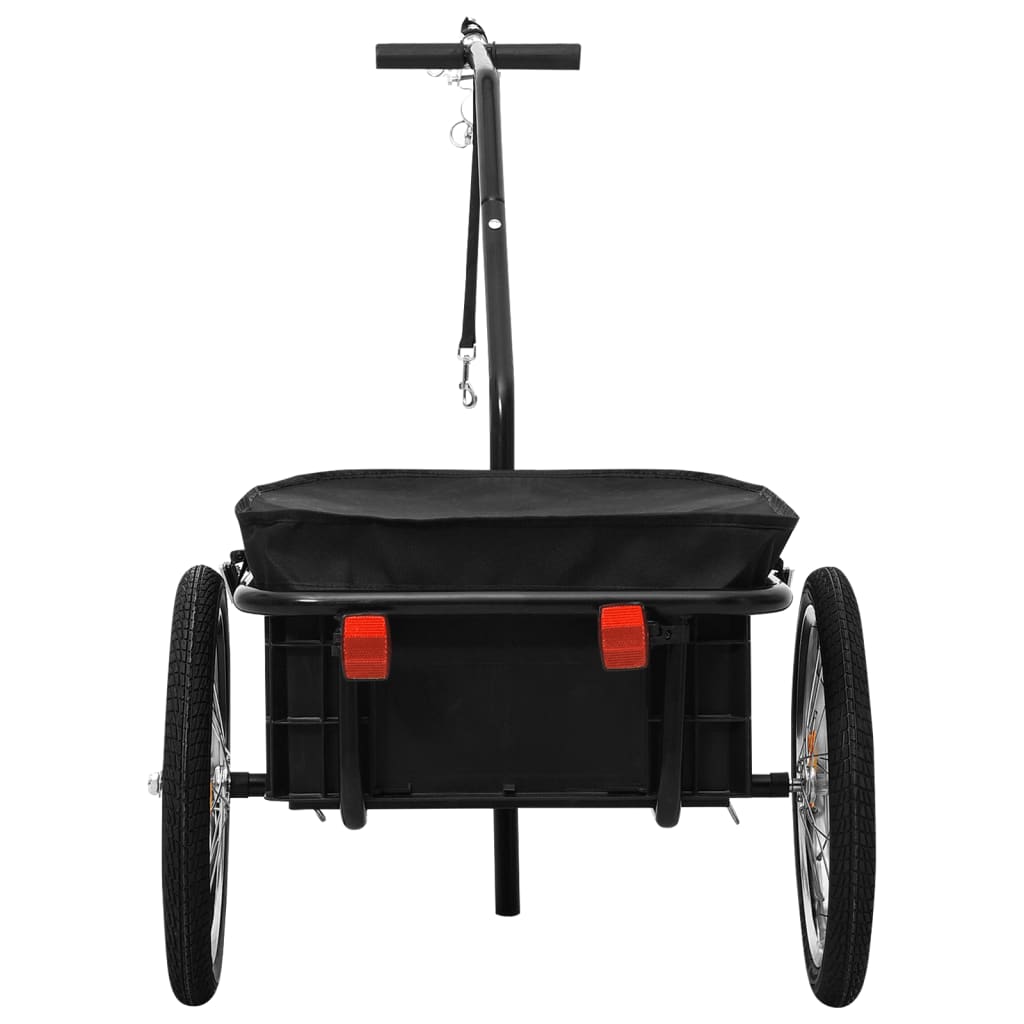 Fietskar – Fietstrailer – Bagagekar – Transportkar – Handwagen – Draagvermogen 50 kg – Stevig Metalen Frame