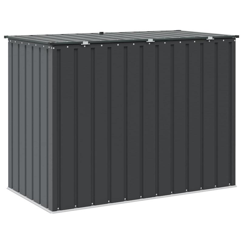 Tuinopbergbox – Tuinkist – Opbergkist – Buitenkast – Opbergbox – Zwart Staal – 151,5 x 82 x 110,5 cm – Stevig & Ruim