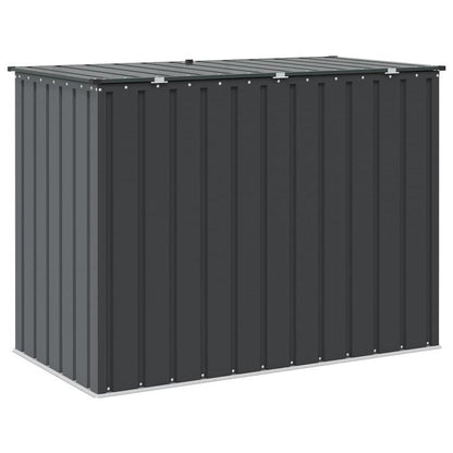 Tuinopbergbox – Tuinkist – Opbergkist – Buitenkast – Opbergbox – Zwart Staal – 151,5 x 82 x 110,5 cm – Stevig & Ruim