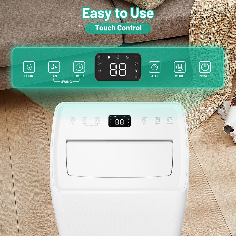 Luchtontvochtiger – Vochtvreter – Dehumidifier – Vochtbestrijder – Wasdroger – 26L per Dag – Wifi Bediening – Stil – Timer 24 Uur