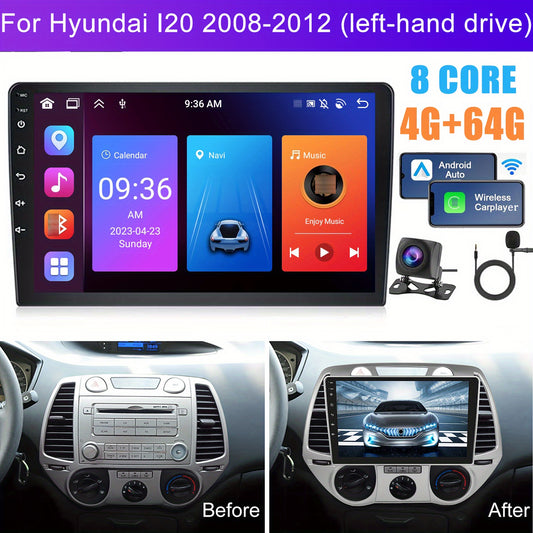 Autoradio – Auto Radio – Car Audio – Multimedia Speler – Touchscreen – Android 13 Besturingssysteem – Draadloze CarPlay & Achteruitrijcamera – 22,86 cm 2 DIN Scherm - QUORE