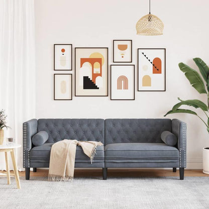 Buitenstoel – Tuinstoel – Terrasstoel – Balkonstoel – Buitenmeubel – Grijs – Weerbestendig En Duurzaam – Comfortabel En Lichtgewicht