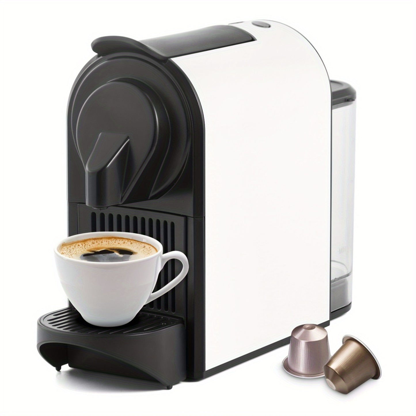 4-in-1 Koffiecapsule Machine – Koffiemachine – Espressoapparaat – Capsulezetapparaat – Koffiezetter – Multifunctioneel – Warm en Koud – Snel Op Temperatuur – Wit – Aluminiumlegering