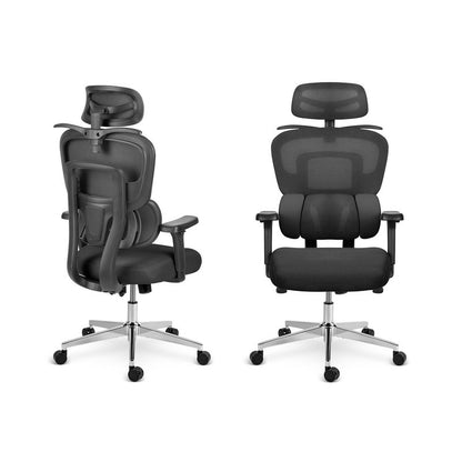 Bureaustoel – Office Chair – Gamestoel – Draaistoel – Kantoorstoel – Ergonomische Lendensteun – Verstelbare Hoogte Mesh Zitting