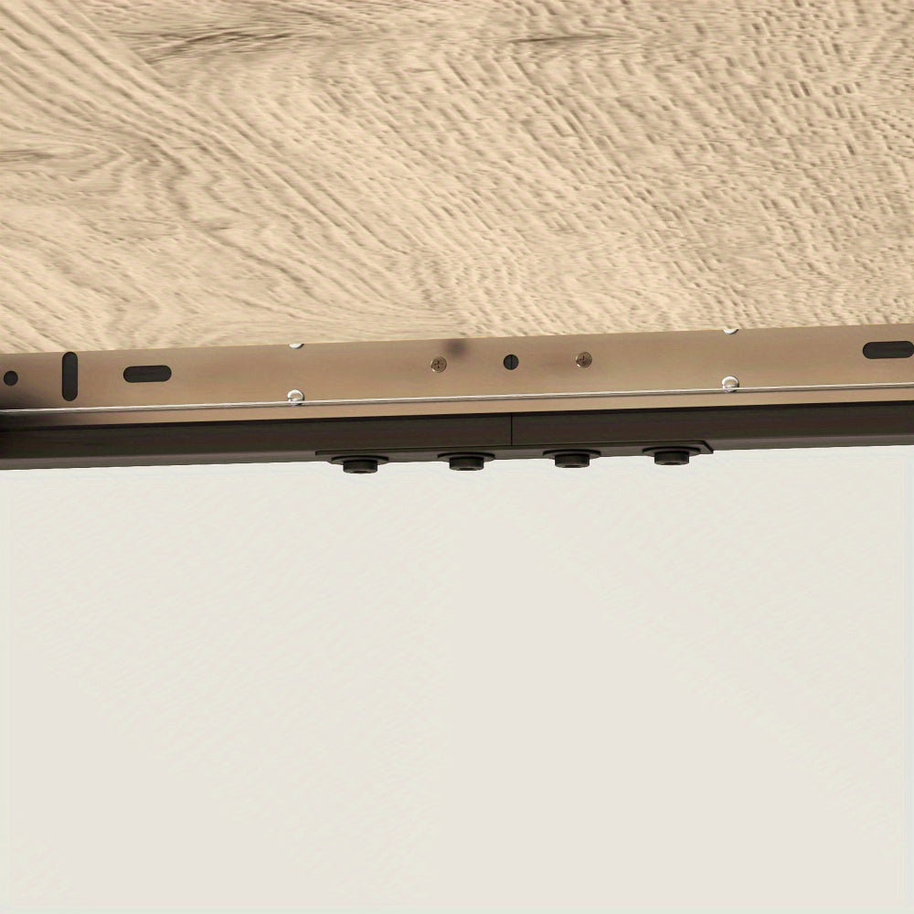 Uitklaptafel – Klaptafel – Eettafel – Vouwtafel – Tuintafel – Uitschuifbaar – Stevig Stalen Onderstel – Ruimtebesparend Modern Design – 120-160 cm Voor 6-8 Personen