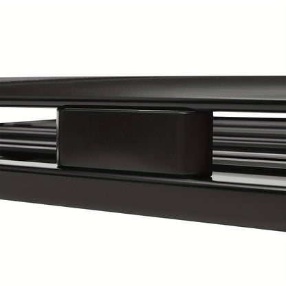 Universele Dakdrager Auto – Dakkoffer Drager – Bagagerek Roofrack – Luggage Carrier – Zwart Aluminium – 140x100 cm – Geschikt Voor SUV Met Bouwdak – Belastbaar Tot 150 kg