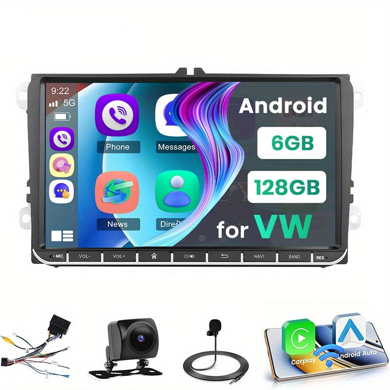 auto radio touchscreen – autoradio carplay android auto – draagbare autoradio gps navigatie – fm transmitter aux – 10,26 inch full hd scherm – draadloze carplay met 1080P achteruitrijcamera