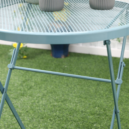 Bistroset – Tuinset – Balkonset – Tuintafel – Bistrotafel – Inklapbaar – Lichtgewicht Metalen Frame – Compact Voor Balkon