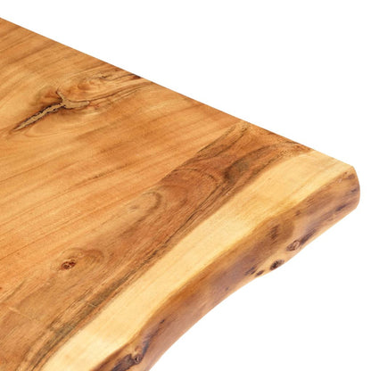 Badkamerblad – Wastafelblad – Wasbakblad – Badkamermeubelblad – Houten Blad – Solide Acaciahout – 80x52x2,5 cm – Duurzaam & Waterbestendig
