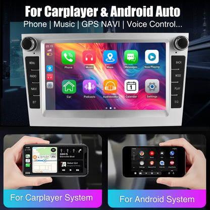 Android 14 Autoradio – 2-DIN Multimedia Speler – 7 Inch Touchscreen Radio – Auto Stereo Systeem – Bluetooth CarPlay Android Auto – Draadloos WiFi GPS – 4GB RAM 64GB Opslag