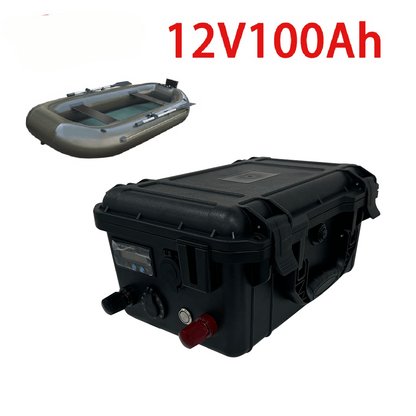 LiFePO4 Accu – Lithium Batterij – Bootaccu – Zonne-energie Accu – Noodstroom Accu – 12V 100Ah – Lichtgewicht & Langdurige Capaciteit