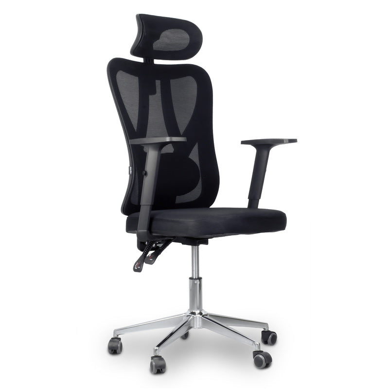 Bureaustoel – Office Chair – Gamingstoel – Kantoorstoel – Draaistoel – Ergonomisch Design – Verstelbare Hoofdsteun – Ademend Mesh