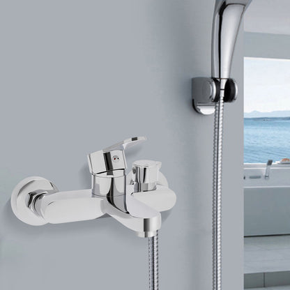 Badkraan – Mengkraan – Thermostaatkraan – Wandkraan – Badmengkraan – Messing En Keramisch – Met ABS Aerator Voor Zachte Waterstraal