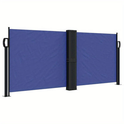 Retractable Windscreen 100X600 Cm Blue