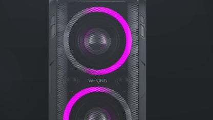 Draagbare Speaker – Bluetooth Speaker – Boombox – Muziekbox – Wireless Speaker – 200W Piekvermogen – 120dB Geluidsdrukniveau