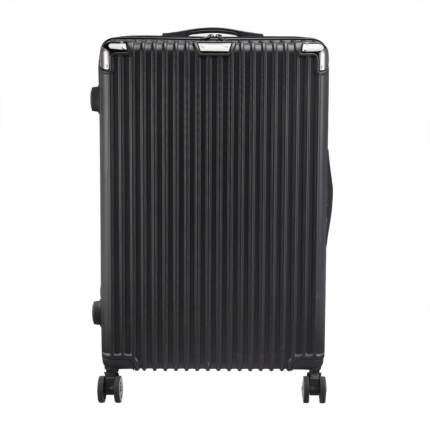 Kofferset – Reiskoffer – Trolley – Handbagage – Hardcase – ABS HardShell – TSA Cijferslot – 4 Wielen – Lichtgewicht – Zwart